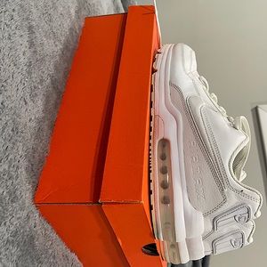 All white Nike AirMax